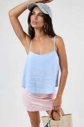 Square Neck Crop Top
