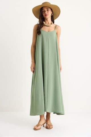 Maxi V-Neck Dress