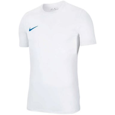 Nike Mens Dry Park VII Short-Sleeved Jersey (White/Blue)