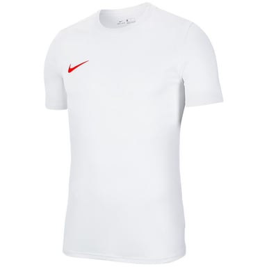 Nike Mens Dry Park VII Short-Sleeved Jersey (White/Red)