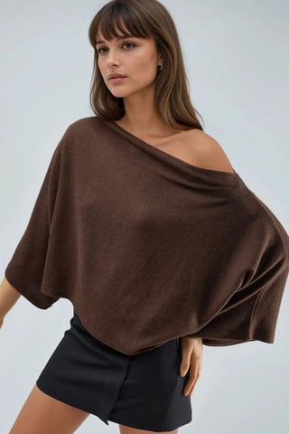 Loose Fit Knit Blouse