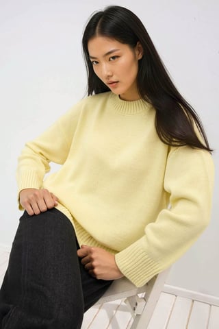 Crew Neck Cozy Sweater