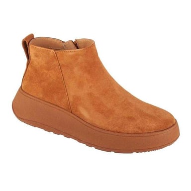 Fit Flop Womens/Ladies F-Mode Leather Ankle Boots (Brown)