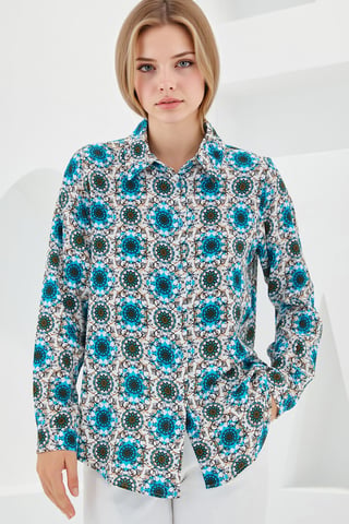 Patterned Long Sleeve Shirt
