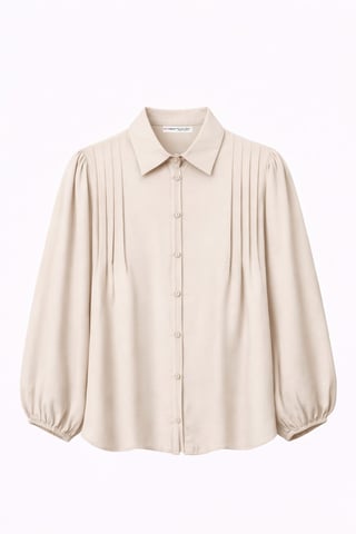 Textured Ribbed Long Sleeve Button-Up Shirt