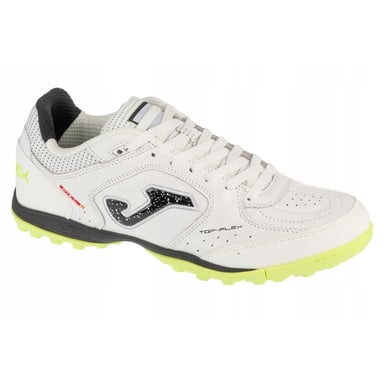 Joma Mens Top Flex Grain Leather Astro Turf Trainers (White)