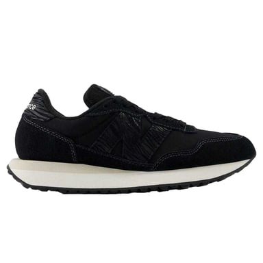 New Balance Dames/Dames 237 Leren Trainers (Zwart)