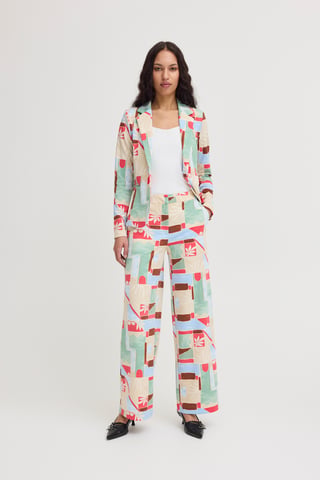 IHKATE PRINT PA31 Casual pants Loose fit