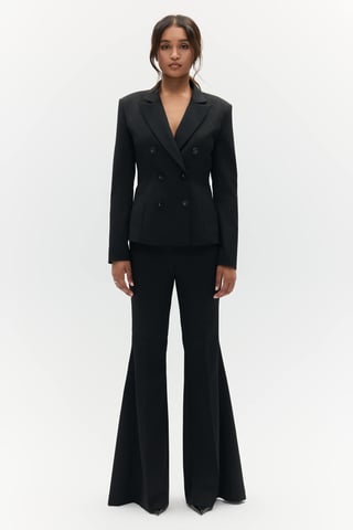 BENU Women's Black Double Breasted Blazer