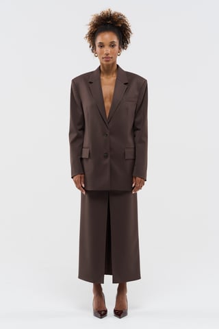BENU Women's Oversized Blazer with Buttons