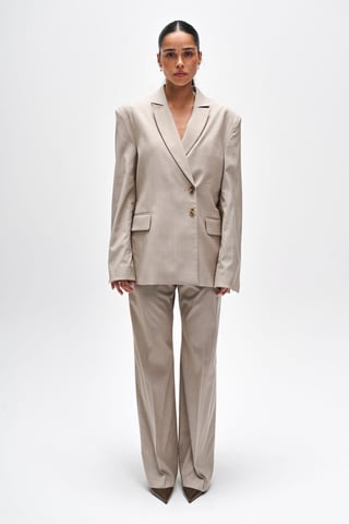 BENU Women's Elegant Beige Pants