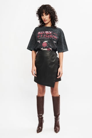 BENU leather women’s skirt