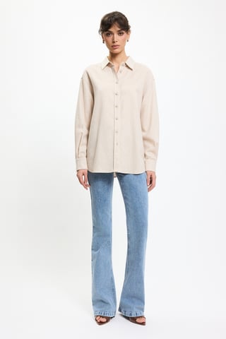 BENU Beige linen shirt