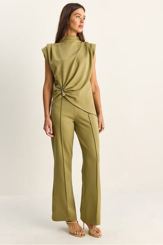 High Waist Flare Leg Co-ord Set