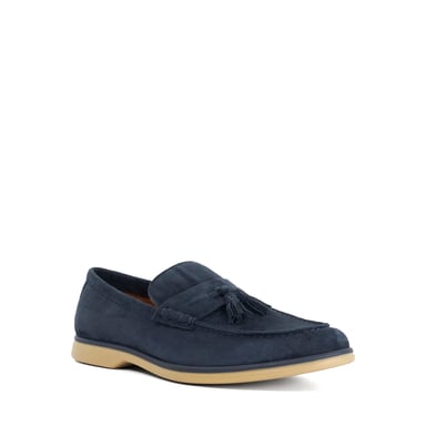 Dune Mens Broddi - Suede Tassel Trim Loafers