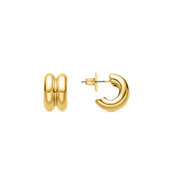 Luxenter 18K gold finish earrings - Zakev