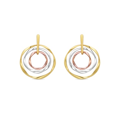 Luxenter earrings finished in 18K yellow gold - Ushdao