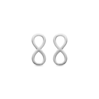 Luxenter Rhodiumpläterade zirkoniaörhängen - Infinity