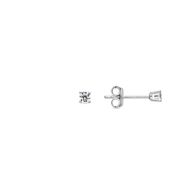 Luxenter Sterling Silver 925 örhängen med Rhodiumpläterad Briljant Zirkonia - Kyoro
