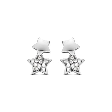 Luxenter Sterling Silver 925 earrings with rhodium plated brilliant zirconia - Lili