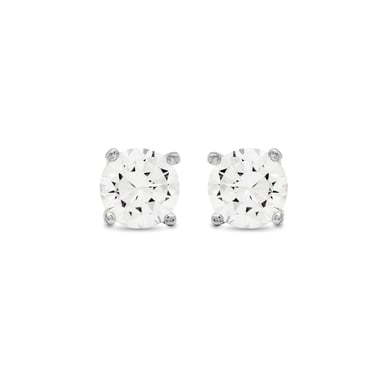Luxenter Örhängen Sterling Silver 925 med Rhodiumpläterad Briljant Zirkonia - Basic