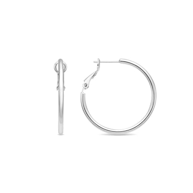 Luxenter earrings with - silver finish - Nianres
