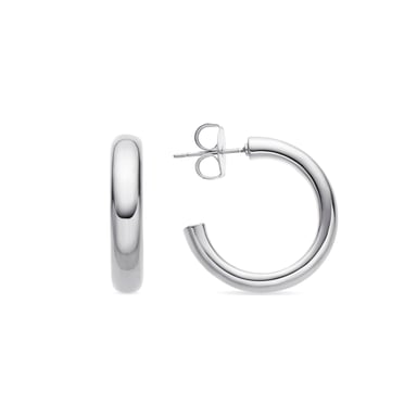 Luxenter rhodium-plated earrings - Difie
