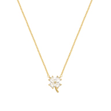 Luxenter necklace made of 18K yellow gold finished brilliant zirconia - Trak