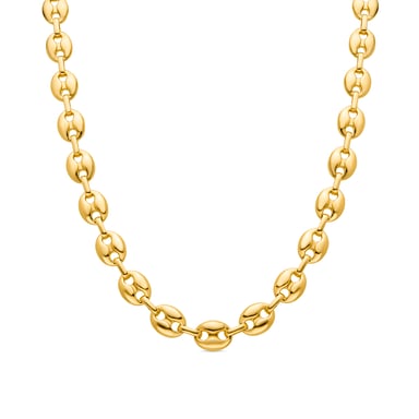 Luxenter necklace finished in 18k yellow gold - Midyu