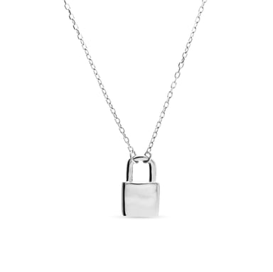 Luxenter 925 Sterling Silver rhodium plated necklace - Imlor