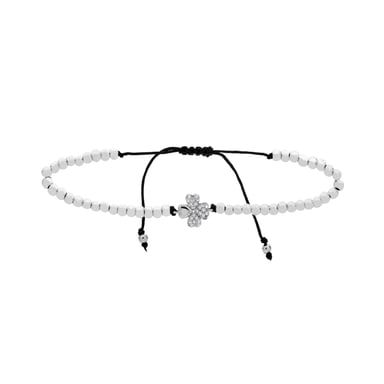 Luxenter 925 Sterling Silver Bracelet with Rhodium Plated Brilliant Zirconia - Nethdra