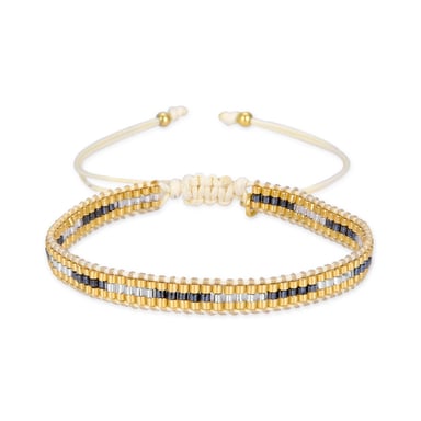 Luxenter Multicolour Crystal Bracelet finished in 18K yellow gold - Emeri