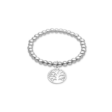 Luxenter bracelet finished in rhodium - Ansy