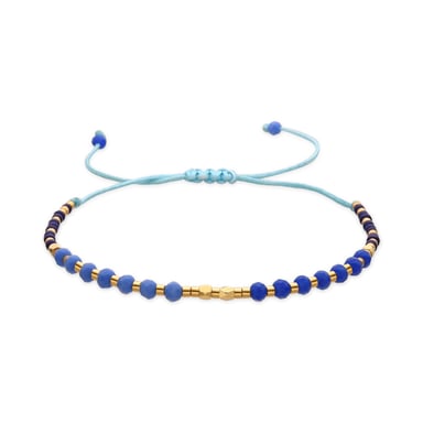 Luxenter Bracelet with Blue Crystal 18k gold finish - Anlako
