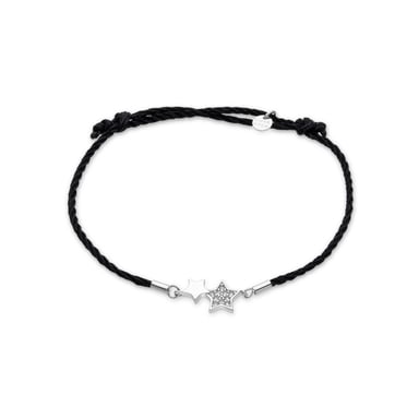 Luxenter 925 Sterling Silver and Rhodium Plated Brilliant Zirconia Bracelet - Hudap