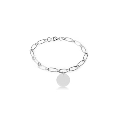Luxenter 925 Sterling Silver bracelet rhodium plated - Mi Sol