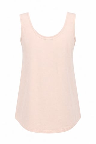 Casual U Neck Cotton Blend Tank Top