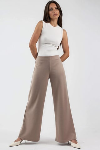 High Waist Wide Leg Trousers