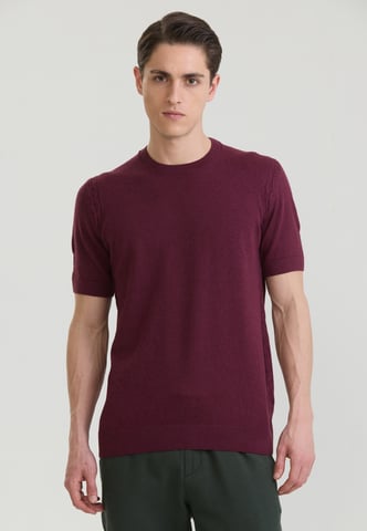 T-Shirt Basic Crew Neck Knit T-Shirt