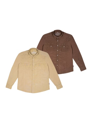 Checker Men Shirt Dynasty Cord