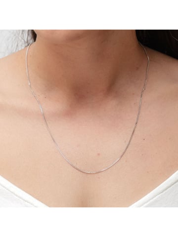 Zeeme Basic Necklace 925/- sterling silver rhodium-plated 50cm
