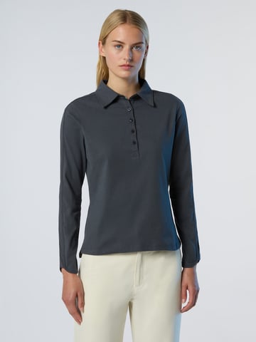 North Sails Polo Shirt Perzikleerstof met lange mouwen