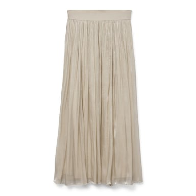 Vero Moda Vmvips nw ankle skirt wvn ce ga beige