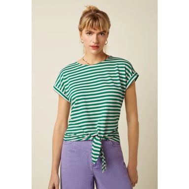 King Louie Aria knot shirt chobito stripe ultra geen 09708