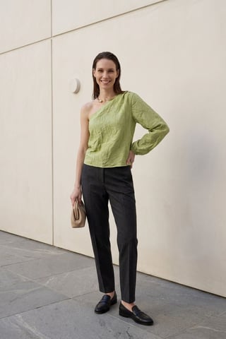 Off Shoulder Cut Out Blouse