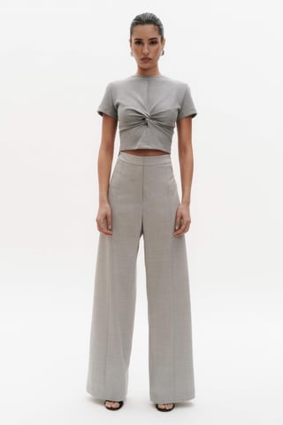 BENU grey twisted women’s T-shirt