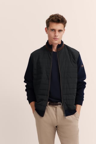 Bugatti Herren Jacke mit Materialmix