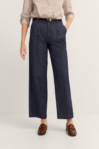 Bugatti Damen Chino mit Bundfalte & geradem Bein