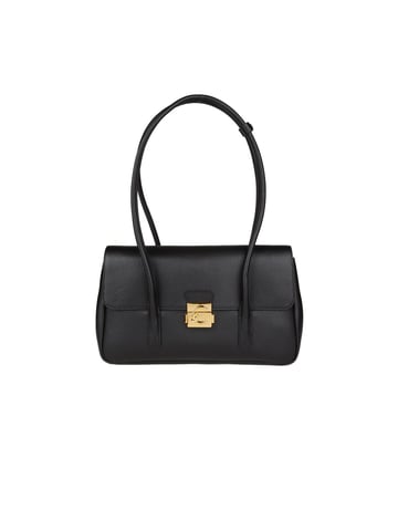 C-Me Lockhandtas Geribbeld Leder. 001
