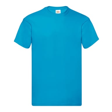 Fruit Of The Loom Mens Original T-Shirt (Azure Blue)